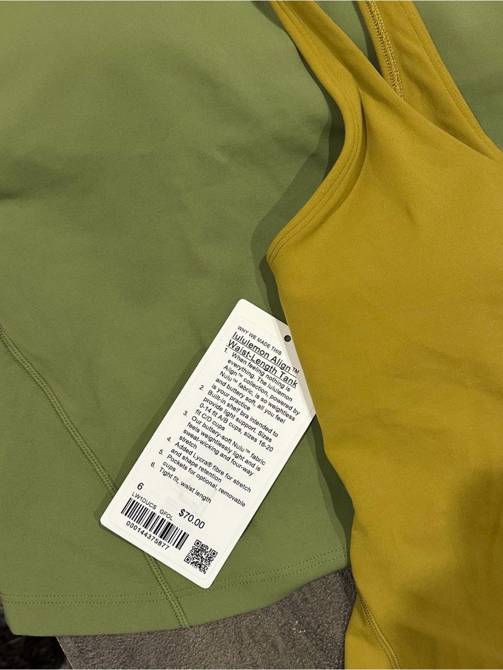 Lululemon Align Tank Top in Olive ONLY. **Listing is for Olive only**